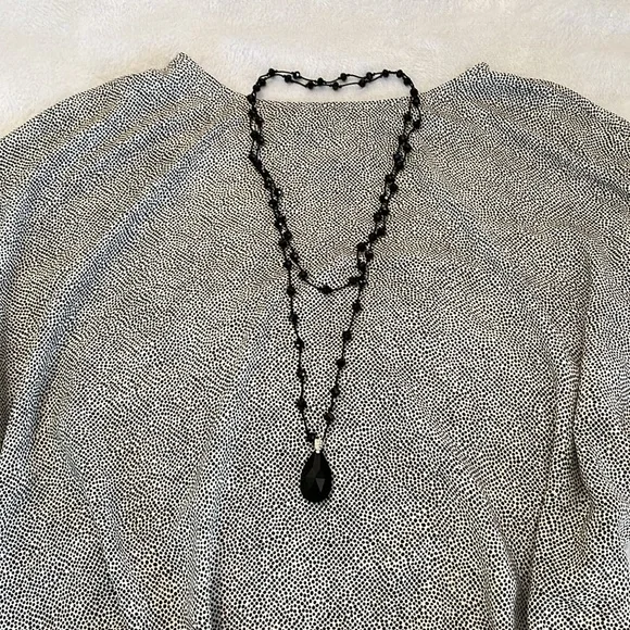 Anne Klein Graceful Bateau Neckline Blouse - Picture 11 of 13